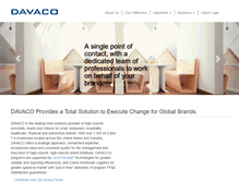 Tablet Screenshot of davacoinc.com